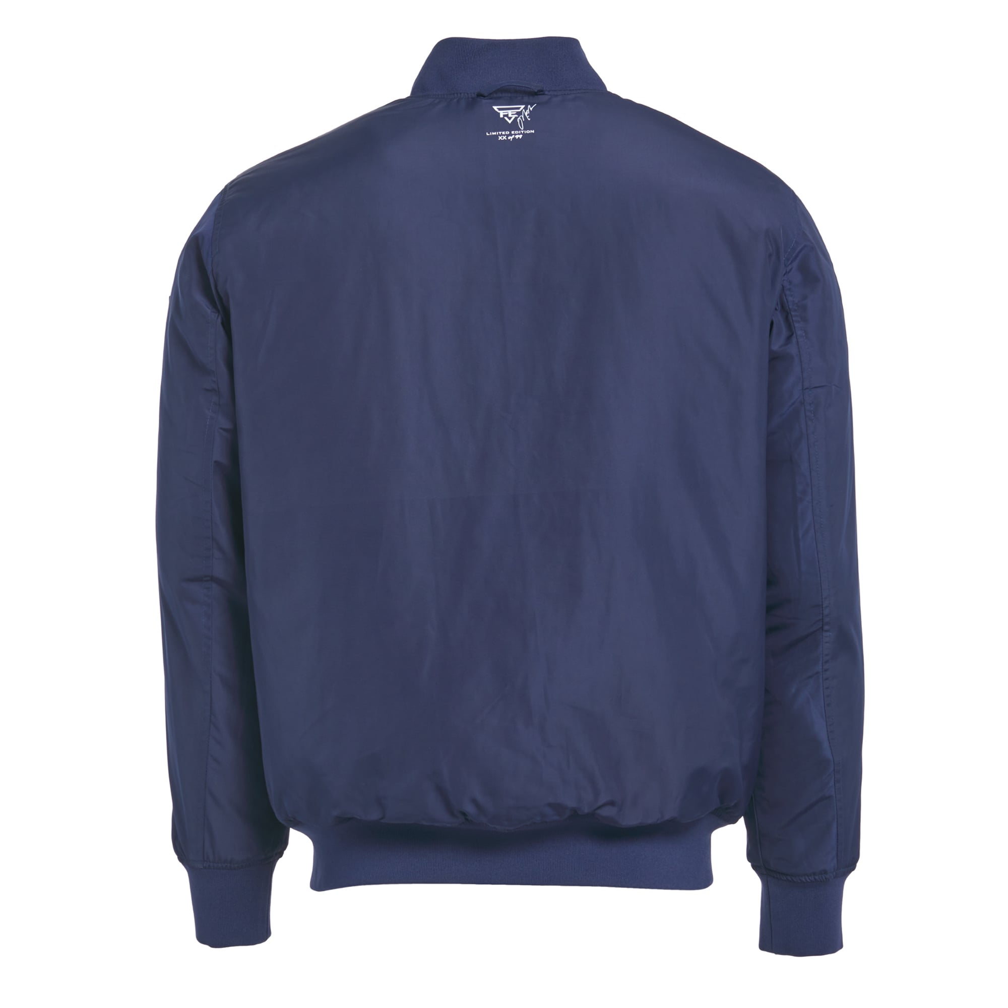 Veste bomber réversible zippée pour homme FE Mark Messier bleu marine/marine des Rangers de New York